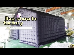 Tenda de fiesta de discoteca inflable portátil en el patio trasero, discoteca de noche, tienda de expansión