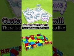 Equipo de juegos para niños pequeños juegos de espuma baratos patio de recreo