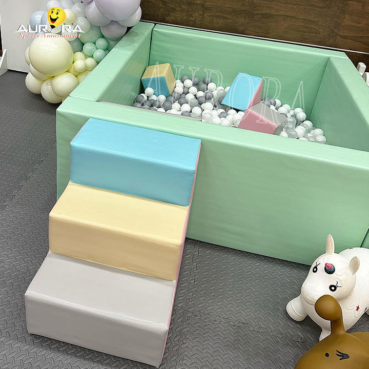 Pastel Baby Soft Play Bloques de escalada para fiestas Alquiler de equipo de juego suave personalizado