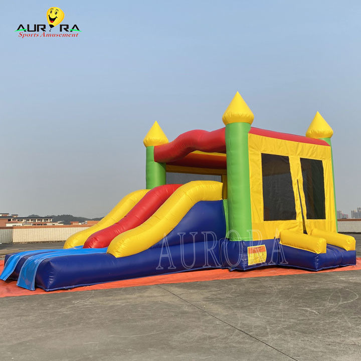 Casa de salto inflables para niños con tobogán