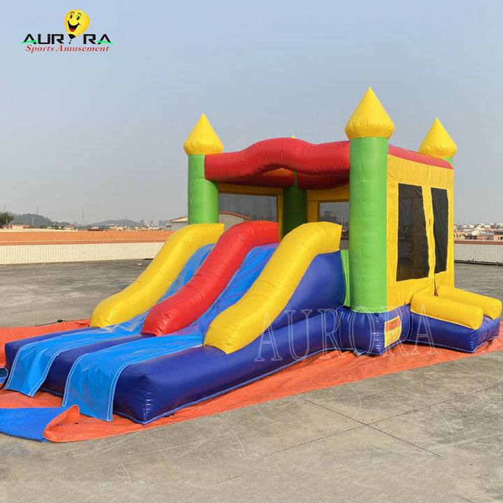 Casa de salto inflables para niños con tobogán
