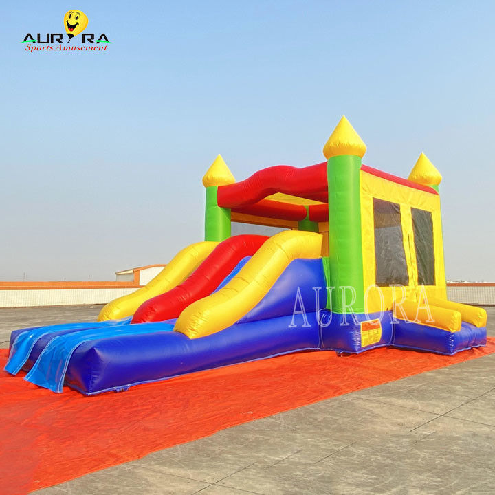 Casa de salto inflables para niños con tobogán