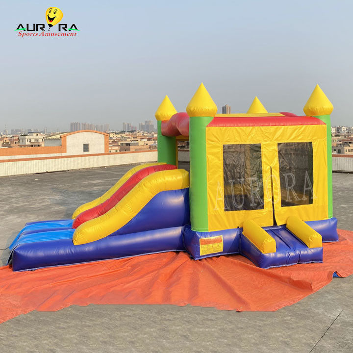 Casa de salto inflables para niños con tobogán