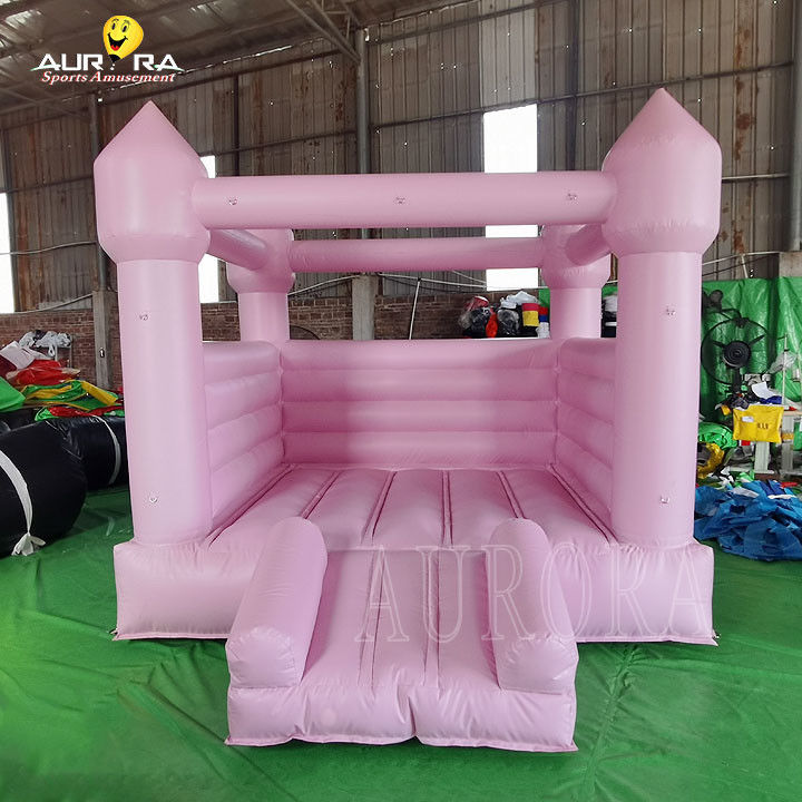 Jumping Bouncy House Niños Casa de Salto Inflable Rosa 10x10 para el alquiler de la fiesta de bodas