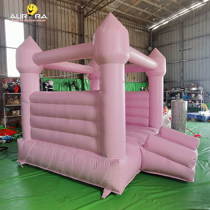Jumping Bouncy House Niños Casa de Salto Inflable Rosa 10x10 para el alquiler de la fiesta de bodas