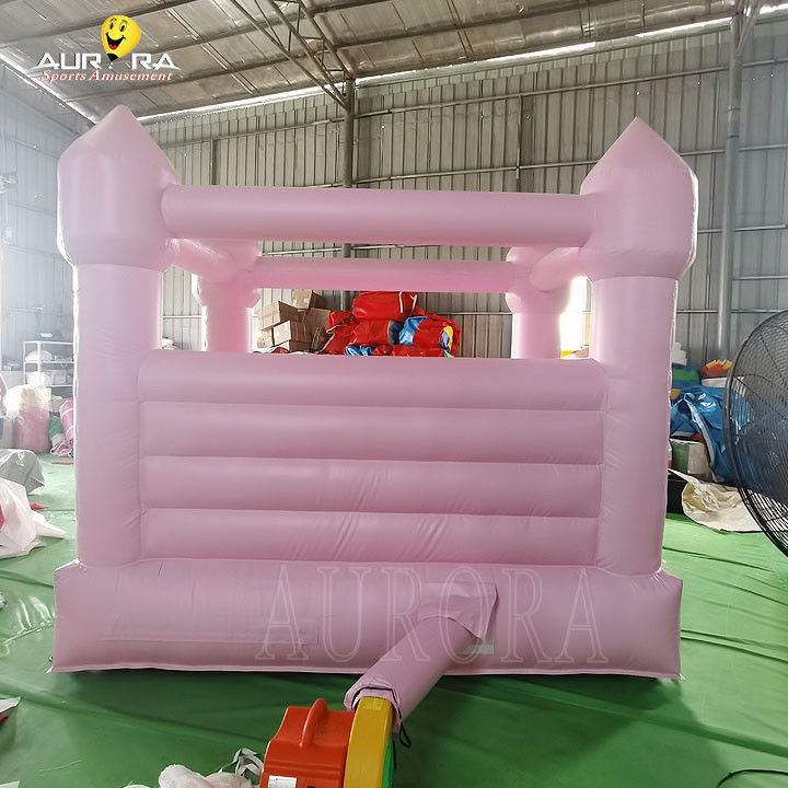Jumping Bouncy House Niños Casa de Salto Inflable Rosa 10x10 para el alquiler de la fiesta de bodas