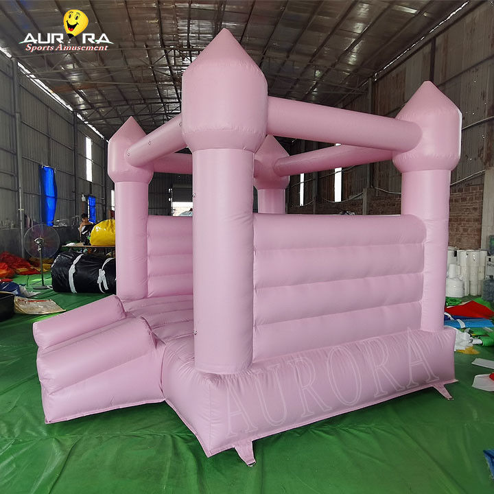Jumping Bouncy House Niños Casa de Salto Inflable Rosa 10x10 para el alquiler de la fiesta de bodas