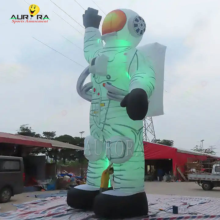 20 pies de altura gigante inflables astronauta escenario publicidad inflables de aire