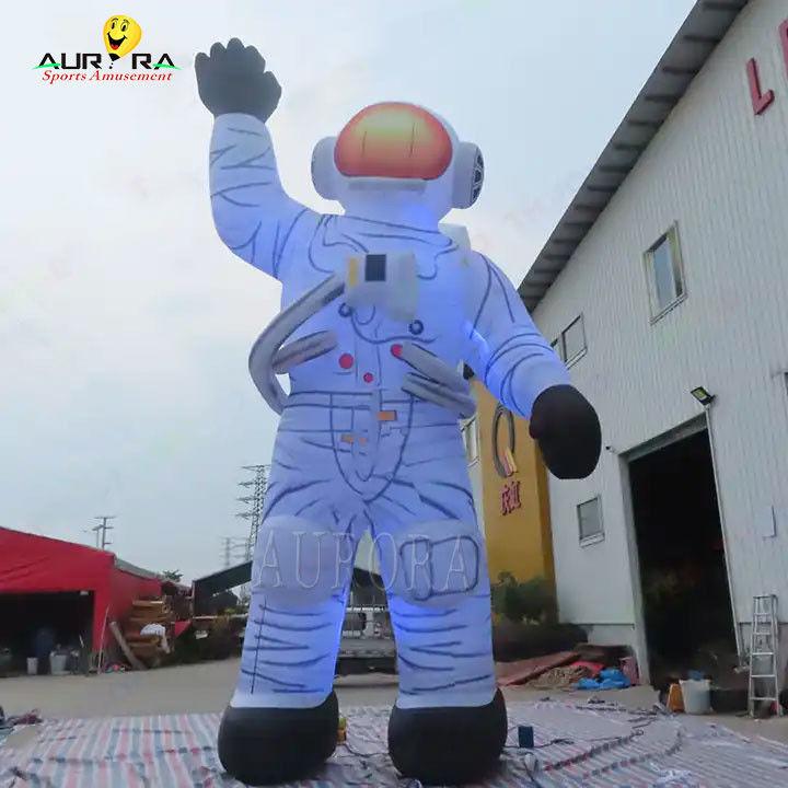 20 pies de altura gigante inflables astronauta escenario publicidad inflables de aire