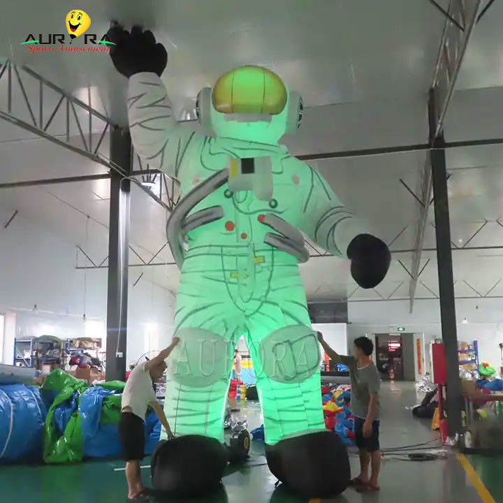20 pies de altura gigante inflables astronauta escenario publicidad inflables de aire
