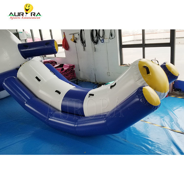 Juguete de agua de doble rocker de color PVC inflable