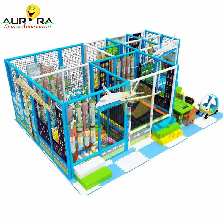 Cuadro de interior para bebés Equipo de juego suave Conjunto de piscina de pelota para niños Área de juego