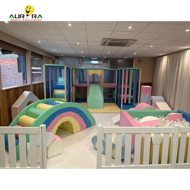Baby Soft Play Set Popular Playground Indoor Colorido Portable Sensorial Habitación