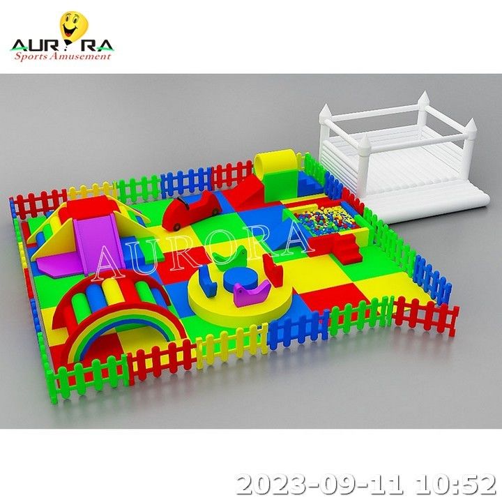 Niños colores de carnaval espuma pastel equipo de juego interior suave color personalizado