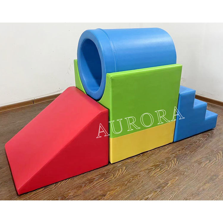 Niños colores de carnaval espuma pastel equipo de juego interior suave color personalizado