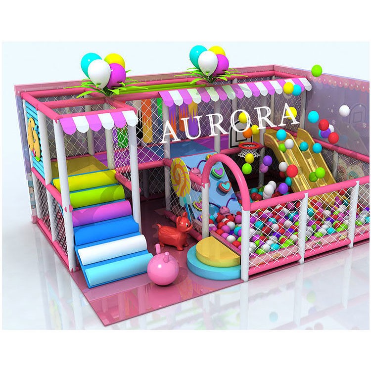 Violeta Amarillo Juego interior Suave Parque de juegos Cómodo Deportes Niños Aventura Entretenimiento