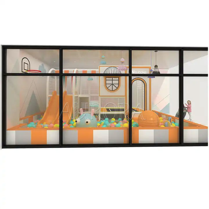 Temática de caramelos para niños Equipo de juegos suaves para interiores Color personalizable