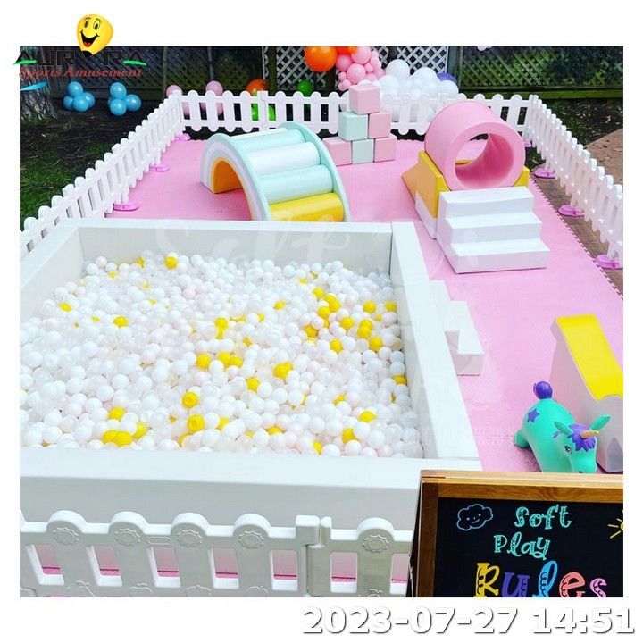Precio de fábrica Soft Play Merry Go Round para niños Soft Play Equipment Set