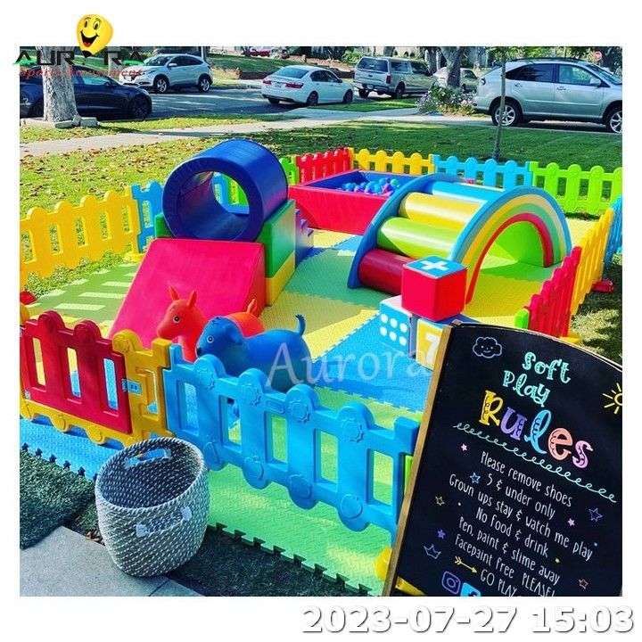 Juego suave para niños pequeños Fosa de pelota juegos suaves juegos para niños juegos parque de diversiones al aire libre