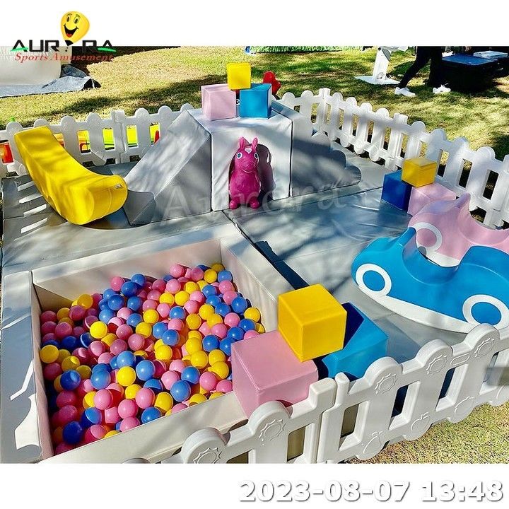 Juegos suaves para niños Juegos suaves para niños Juegos divertidos Jugar en el patio de juegos al aire libre