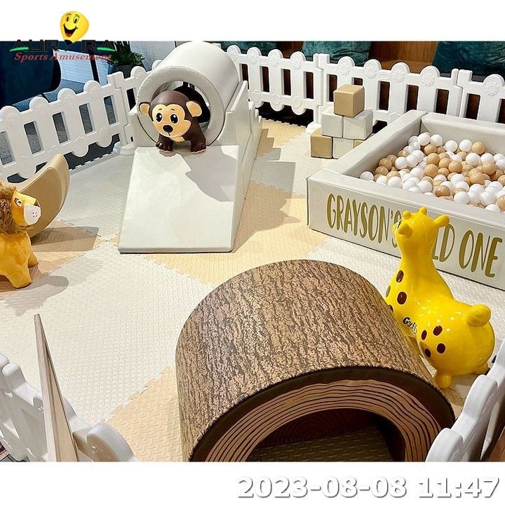 Tejón de juego suave Equipo de juego suave Zona de juego suave para niños Jardín de juegos interior