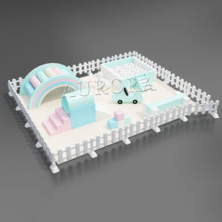 Color personalizado Soft Play Merry Go Round Event Party Alquiler de niños carrusel
