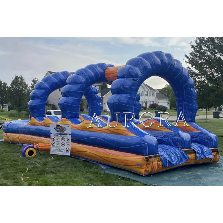 Precio de fábrica Lava inflable Deslizamiento N' Slide Parque de toboganes acuáticos Para niños Adultos