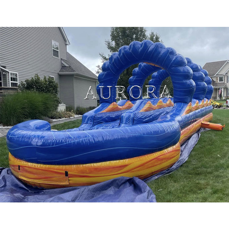 Precio de fábrica Lava inflable Deslizamiento N' Slide Parque de toboganes acuáticos Para niños Adultos