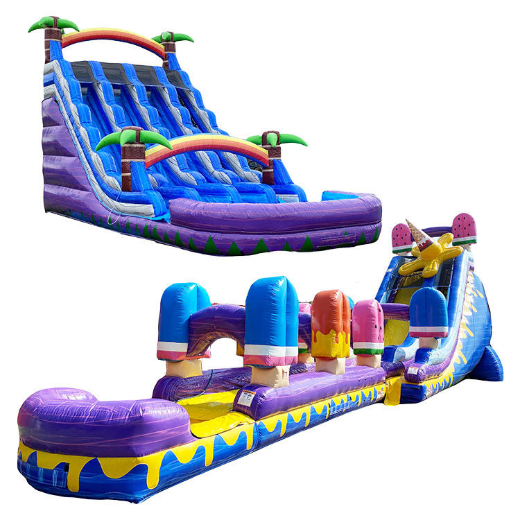Deslizador de agua inflable para niños 25'H Palm Big Wholesale Productos nuevos en venta