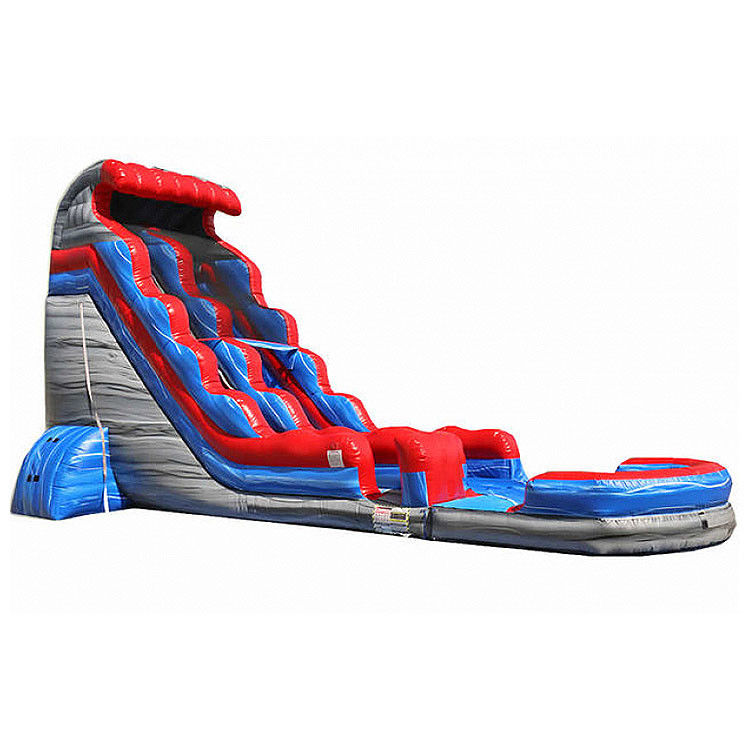 Rodas de agua inflables rojas para adultos para el patio trasero de la piscina
