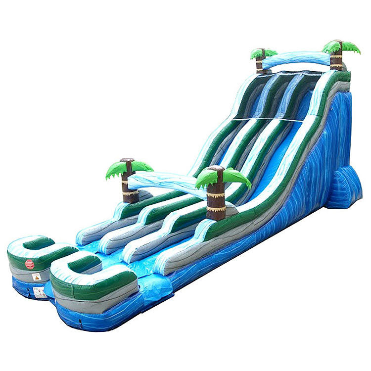 Deslizamiento de agua inflable para la venta Obstáculo de rebote Deslizamientos de agua inflables para la piscina