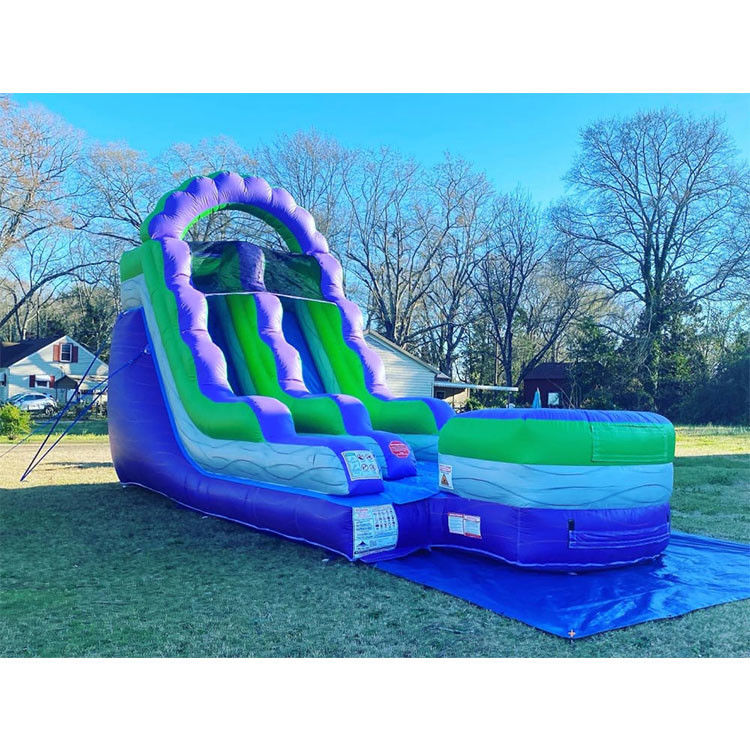 Slip Mejor precio Slides inflables de agua para la venta Slide de agua húmedo seco de piscina inflables