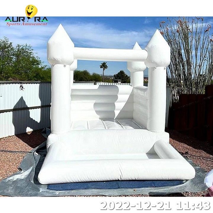Para el evento Inflable Casa Blanca Rebote Niños Inflable portero para el alquiler de bodas