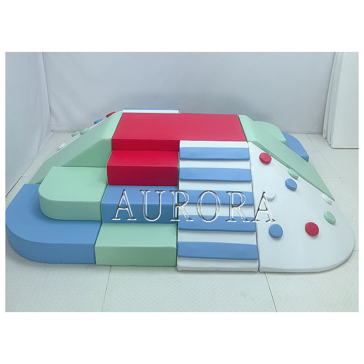 Niños Soft Play Ball Pit Un conjunto completo de Soft Play Rainbow Bridge Equipo de Soft Play