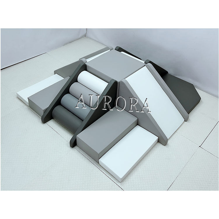 Área de juegos suave Niños Gris y Blanco Equipo de juegos suaves juegos de fiesta juegos de fiesta para alquilar
