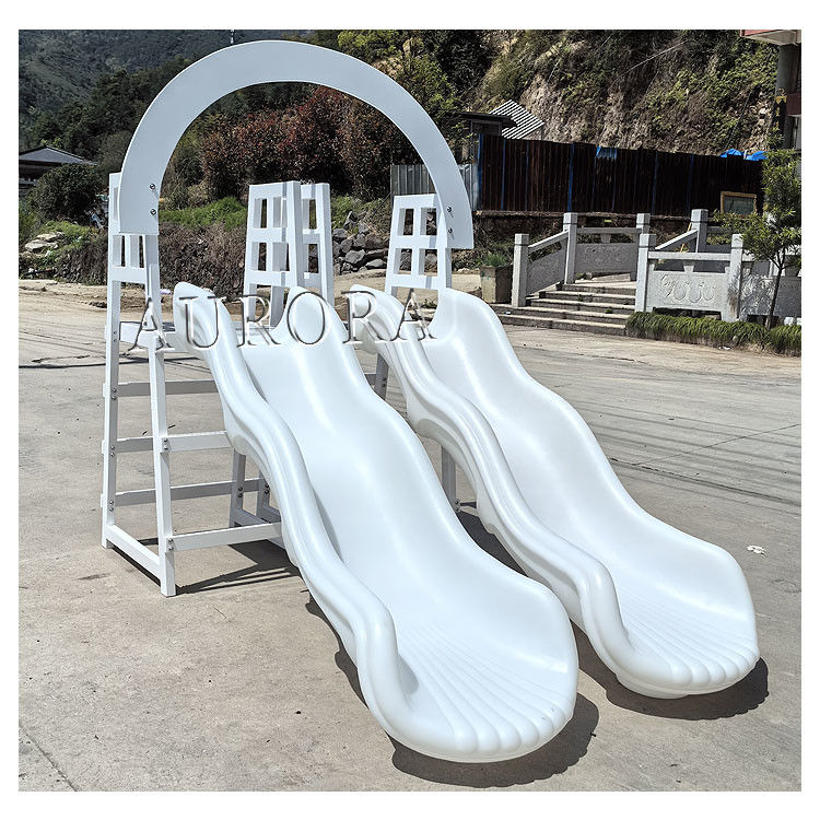 Equipo de juegos suaves con doble diapositivas Set de niños en blanco y negro para alquiler